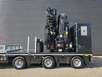 Broshuis 3ABSD / EXTENADABLE / HIAB 95 tm + JIB / ELECTRIC CRANE / KRAN